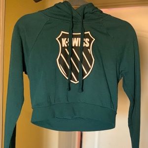 K-Swiss cropped hoodie